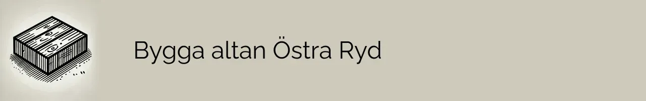 Bygga altan Östra Ryd